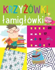 Krzyżówki łamigłówki 3 Książki Dla dzieci Edukacyjne