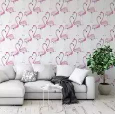 Tapeta na ścianę sweet flamingo rodzaj tapeta flizelinowa Dom i ogród