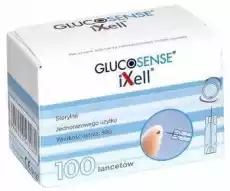 LANCETY Glucosense x 100 sztuk Zdrowie i uroda Zdrowie Sprzęt medyczny