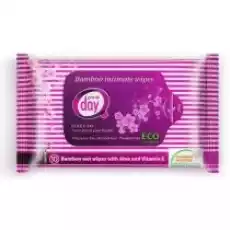 Gentle Day Bamboo Intimate Wipes chusteczki do higieny intymnej eco 10 szt Zdrowie i uroda Kosmetyki i akcesoria Pielęgnacja ciała Higiena intymna Kosmetyki do higieny intymnej