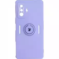 Etui Bizon Case Silicone Ring do Xiaomi Poco F4 GT jasnofioletowe Telefony i akcesoria Akcesoria telefoniczne Etui