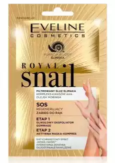 Eveline Royal Snail regenerujący zabieg do rąk 6ml Zdrowie i uroda Kosmetyki i akcesoria Pielęgnacja dłoni