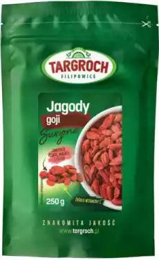 Jagody goji suszone 250g Targroch Artykuły Spożywcze Bakalie i suszone owoce