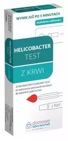 Helicobacter Test 1szt Zdrowie i uroda Zdrowie Testy