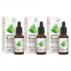 3 x Witamina B Complex 30 ml Aura Herbals Artykuły Spożywcze