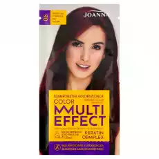 Joanna Multi Effect color Szamponetka koloryzująca wiśniowa czerwień 06 35 g Zdrowie i uroda Kosmetyki i akcesoria Pielęgnacja i stylizacja włosów Farby i szampony koloryzujące