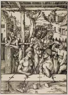 Reprodukcja The Mens Bath Albrecht Durer Dom i ogród Wyposażenie wnętrz Dekoracja Obrazy i plakaty