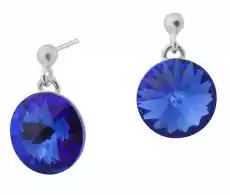 Kolczyki Rivoli Sapphire SWAROVSKI ELEMENTS Biżuteria i zegarki Wyroby jubilerskie Kolczyki szlachetne