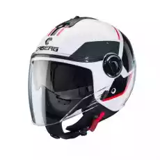 CABERG KASK OTWARTY JET Z BLENDĄ RIVIERA V4X ITALI Motoryzacja Sporty Motorowe Ochrona Głowy Kaski