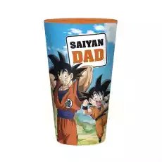 Duża szklanka Dragon Ball Super Saiyan Dad 400 ml Książki Komiksy