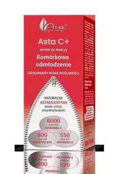 Asta C serum do twarzy Komórkowe odmłodzenie 30ml AVA Zdrowie i uroda Kosmetyki i akcesoria Pielęgnacja twarzy Serum do twarzy