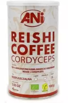 Kawa rozpuszczalna arabica z grzybami reishi cordyceps Gadżety Ezoteryka