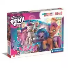 Puzzle maxi 104 el Supercolor My Little Pony 23764 Clementoni Dla dziecka Zabawki Puzzle