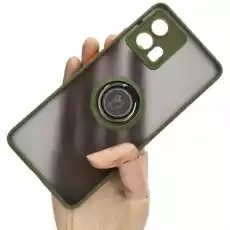 Etui Bizon Case Hybrid Ring do Motorola Moto Edge 30 Fusion jasnozielone Telefony i akcesoria Akcesoria telefoniczne Pokrowce i kabury do telefonów