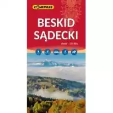 Mapa turystyczna Beskid Sądecki 1 50 000 Książki Literatura podróżnicza