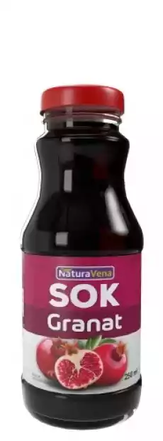 SOK Z GRANATU 100 250 ml NATURAVENA Artykuły Spożywcze Produkty dietetyczne Soki