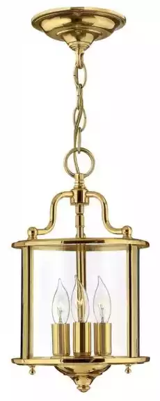 Classic Chic Złota S Lampa Sufitowa Wisząca 20x20x30cm Dom i ogród Wyposażenie wnętrz Oświetlenie Lampy sufitowe