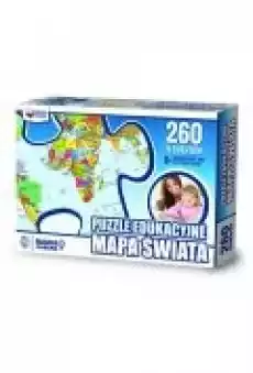 Puzzle 260 el Mapa świata Dla dziecka Zabawki Puzzle