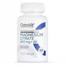 Cytrynian Magnezu 400 mg B6 90 Tabletek OstroVit Artykuły Spożywcze