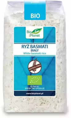 BIO PLANET Ryż basmati biały BIO 500g Artykuły Spożywcze Produkty sypkie