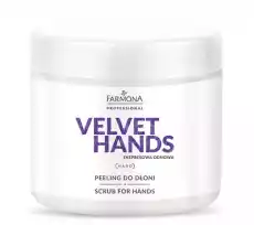 Farmona Professional Velvet Hands Peeling do dloni 550g Zdrowie i uroda Kosmetyki i akcesoria Pielęgnacja dłoni