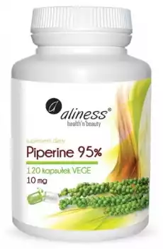 Piperine 95 10 mg 120 kaps VEGA Aliness Artykuły Spożywcze