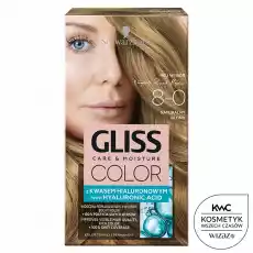 Gliss Color krem koloryzujący do włosów 80 Naturalny Blond Zdrowie i uroda Kosmetyki i akcesoria Pielęgnacja i stylizacja włosów Farby i szampony koloryzujące