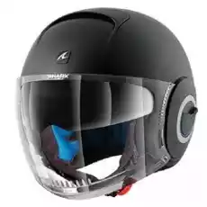 Kask otwarty SHARK NANO BLANK kolor czarnymatowy Motoryzacja Sporty Motorowe Ochrona Głowy Kaski