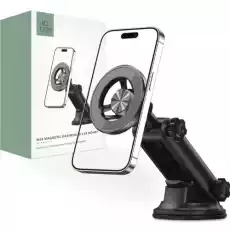 Uchwyt samochodowy na telefon na szybę deskę TechProtect N54 Magnetic MagSafe Dashboard Car Mount czarny Telefony i akcesoria Akcesoria telefoniczne