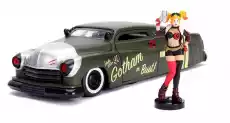 Model samochodu DC Bombshells Diecast 124 1951 Mercury Wraz z figurką Harley Quinn Gadżety