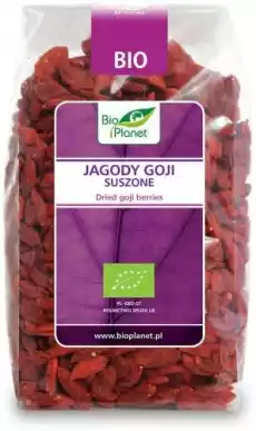 JAGODY GOJI SUSZONE BIO 250 g BIO PLANET Artykuły Spożywcze Bakalie i suszone owoce