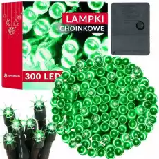 Lampki choinkowe 300 led zielone 225 m oświetlenie świąteczne Sport i rekreacja