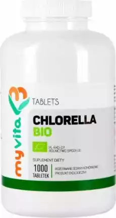 Chlorella BIO 250mg 1000 tabletek MyVita Artykuły Spożywcze Produkty dietetyczne Suplementy