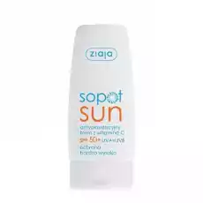 Ziaja Sopot Sun krem antyoksydacyjny z witaminą C SPF50 50ml Zdrowie i uroda Kosmetyki i akcesoria Pielęgnacja twarzy Kremy do twarzy