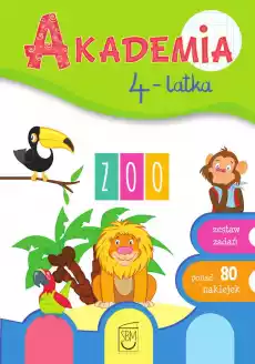 ZOO Akademia 4latka Książki Dla dzieci