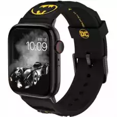 Silikonowy pasek DC Comics Batman Sculpted 3D do Apple Watch 49454442mm oraz 414038mm czarny Telefony i akcesoria Akcesoria telefoniczne Pokrowce i kabury do telefonów