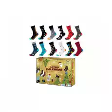 Skarpety FUNSOCKS UNISEX ADVENT CALENDAR 12P Odzież obuwie dodatki Galanteria i dodatki Skarpety