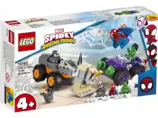 LEGO 10782 Marvel Hulk kontra Rhino starcie pojazdów Dla dziecka Zabawki Klocki