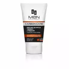 AA Men Carbon Care Charcoal Face Scrub peeling do mycia twarzy z węglem 150ml Zdrowie i uroda Kosmetyki i akcesoria Pielęgnacja twarzy Peelingi i scruby do twarzy