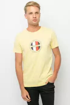 TSHIRT MĘSKI TOMMY HILFIGER XM0XM01948 ŻÓŁTY Odzież obuwie dodatki Odzież męska