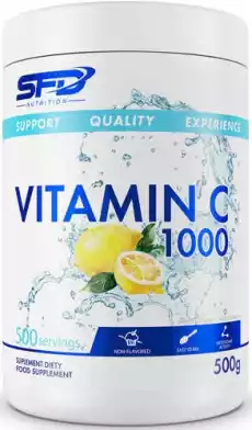 Vitamin C 1000 proszek 500g Zdrowie i uroda Zdrowie Witaminy minerały suplementy diety