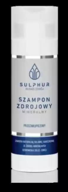 Mineralny szampon zdrojowy przeciwłupieżowy 200g SULPHUR Zdrowie i uroda Kosmetyki i akcesoria Kosmetyki i akcesoria do kąpieli Peelingi i scruby do ciała