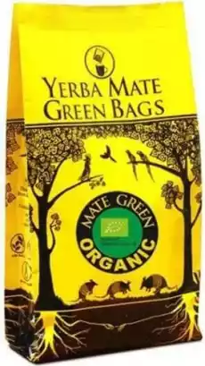 YERBA MATE BIO 25 x 3 g ORGANIC MATE GREEN Artykuły Spożywcze Herbata