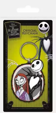 Brelok gumowy Nightmare Before Christmas Jack and Sally Gadżety