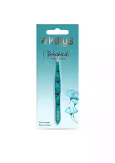 KillyS Botanical Inspirations Slant Tweezer pęseta skośna bratek Zdrowie i uroda Kosmetyki i akcesoria Makijaż i demakijaż Akcesoria do makijażu i demakijażu