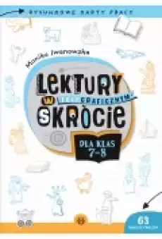 Lektury w teleGRAFICZNYM skrócie dla klas 78 Rysunkowe karty pracy Książki Podręczniki i lektury