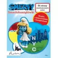 Smerfy Smerfołamigłówki Książka z kolorowankami i łamigłówkami Książki Dla dzieci