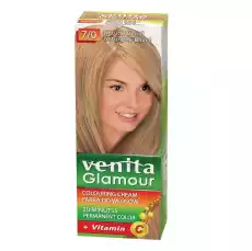 Venita Glamour farba do włosów 70 Naturalny Blond Zdrowie i uroda Kosmetyki i akcesoria Pielęgnacja i stylizacja włosów Farby i szampony koloryzujące