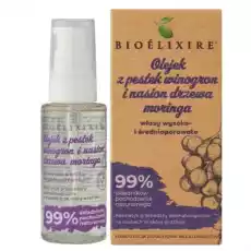 Bioelixire Organic olejek z pestek winogron 50ml Zdrowie i uroda Kosmetyki i akcesoria Pielęgnacja i stylizacja włosów