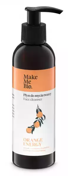 Make Me Bio Orange Energy płyn do mycia twarzy 200ml Zdrowie i uroda Kosmetyki i akcesoria Pielęgnacja twarzy